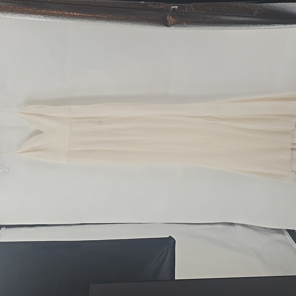 ZUHAIR MURAD SWEETHEART Silk SLIP IVORY GOWN - Picture 1 of 8